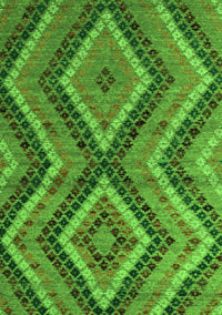 Abstract Green Modern Rug, abs5366grn