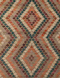 Machine Washable Abstract Orange Brown Rug, wshabs5366