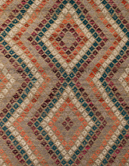 Machine Washable Abstract Orange Brown Rug, wshabs5366