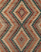 Machine Washable Abstract Orange Brown Rug, wshabs5366