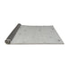 Sideview of Solid Gray Modern Rug, abs5367gry