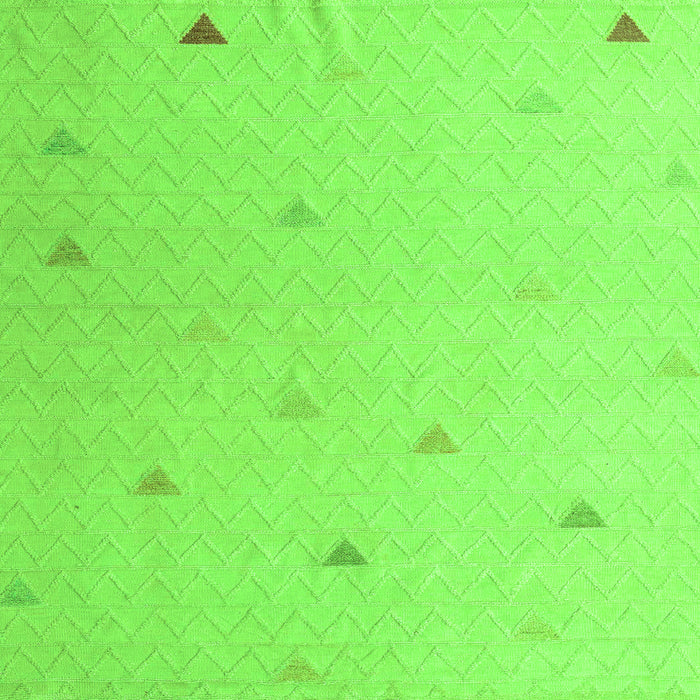 Square Solid Green Modern Rug, abs5367grn