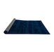 Sideview of Abstract Blue Modern Rug, abs5368