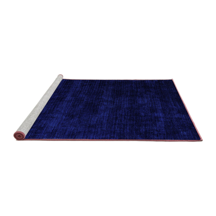 Sideview of Machine Washable Abstract Purple Modern Area Rugs, wshabs5368pur