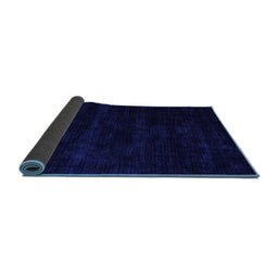 Sideview of Abstract Blue Modern Rug, abs5368blu
