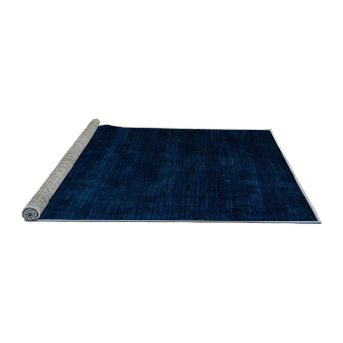 Sideview of Machine Washable Abstract Light Blue Modern Rug, wshabs5368lblu