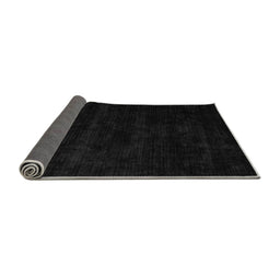 Sideview of Abstract Gray Modern Rug, abs5368gry
