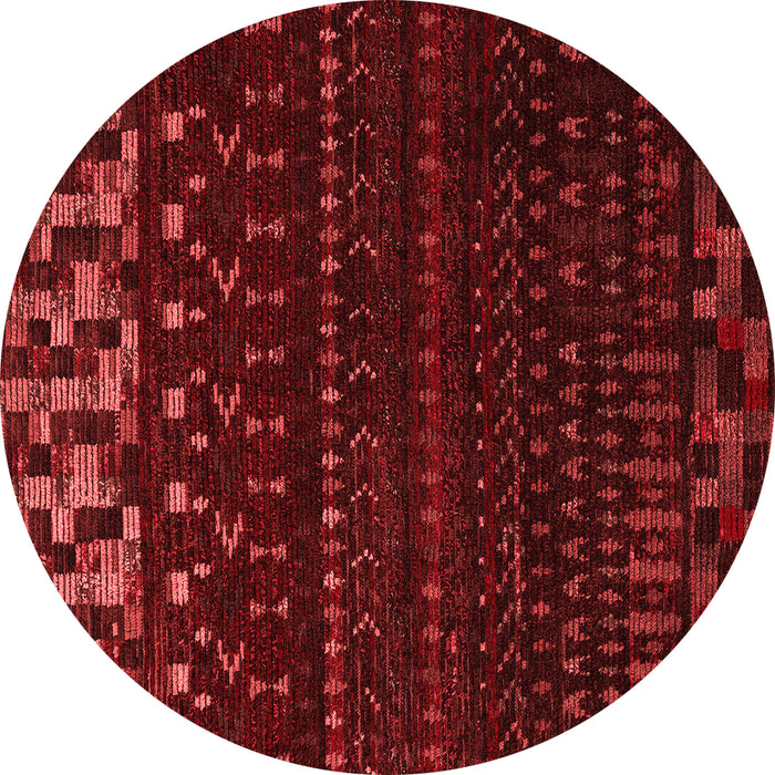 Abstract Red Modern Rug, abs5369red