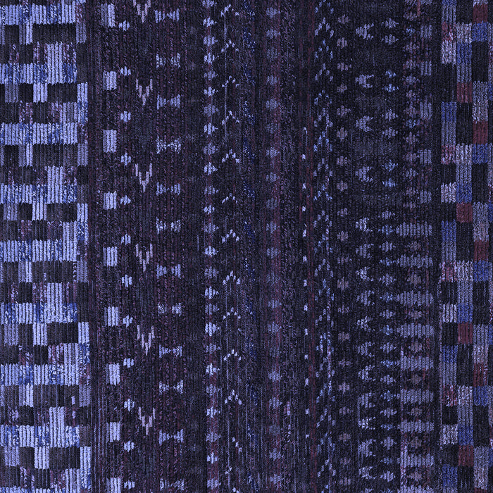 Square Machine Washable Abstract Blue Modern Rug, wshabs5369blu