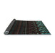 Sideview of Abstract Light Blue Modern Rug, abs5369lblu