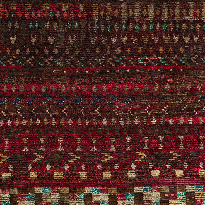 Abstract Reddish Brown Modern Rug, abs5369