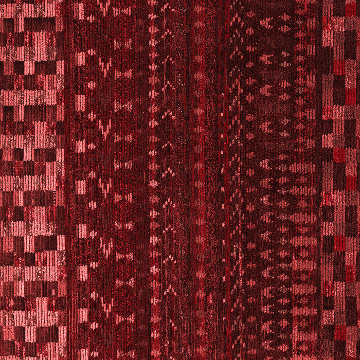 Machine Washable Abstract Red Modern Rug, wshabs5369red