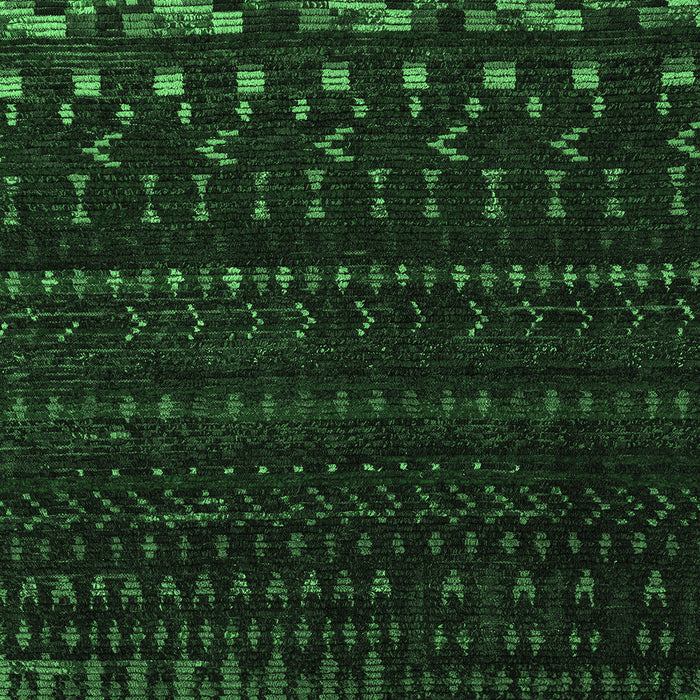 Machine Washable Abstract Emerald Green Modern Area Rugs, wshabs5369emgrn