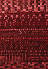 Abstract Red Modern Rug, abs5369red