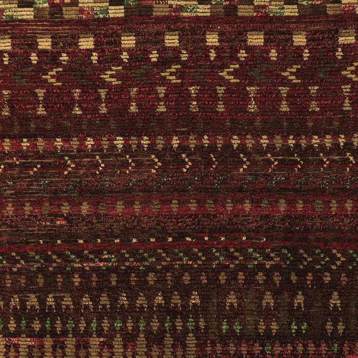 Machine Washable Abstract Brown Modern Rug, wshabs5369brn