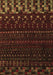 Abstract Brown Modern Rug, abs5369brn