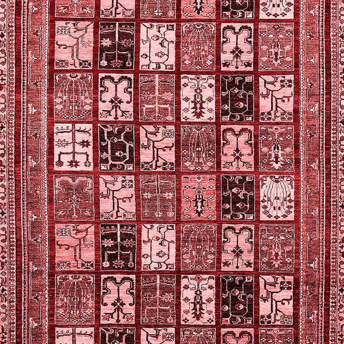 Abstract Red Modern Area Rugs