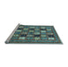 Sideview of Machine Washable Abstract Light Blue Modern Rug, wshabs536lblu