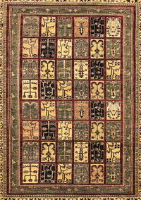 Abstract Brown Modern Rug, abs536brn