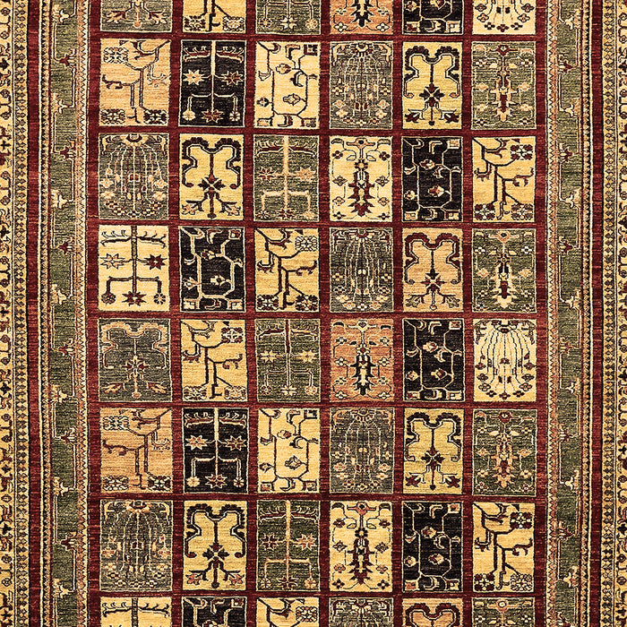 Abstract Brown Modern Rug, abs536brn