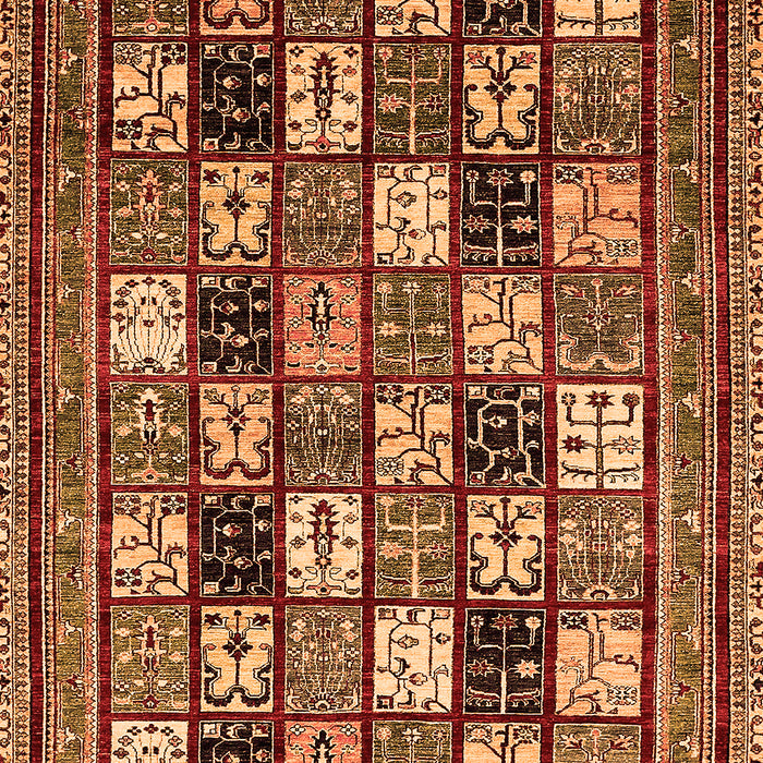 Abstract Orange Modern Rug, abs536org