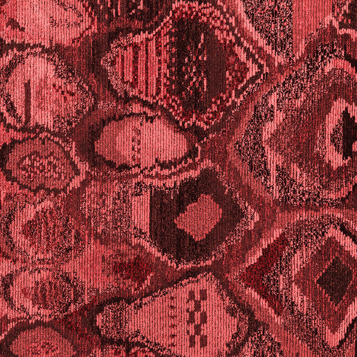 Machine Washable Abstract Red Modern Rug, wshabs5370red