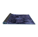 Sideview of Abstract Blue Modern Rug, abs5370blu