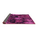 Sideview of Abstract Pink Modern Rug, abs5370pnk