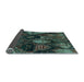 Sideview of Abstract Light Blue Modern Rug, abs5370lblu