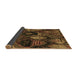 Sideview of Abstract Brown Modern Rug, abs5370brn