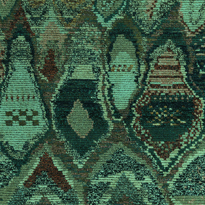 Abstract Turquoise Modern Rug, abs5370turq
