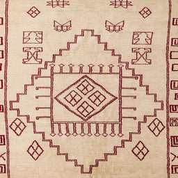 Square Abstract Pastel Orange Solid Rug, abs5371