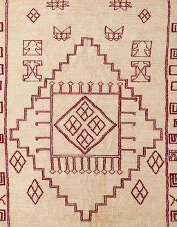 Machine Washable Abstract Pastel Orange Rug, wshabs5371