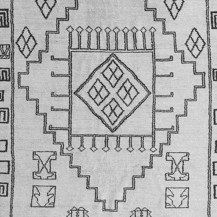 Solid Gray Modern Rug, abs5371gry