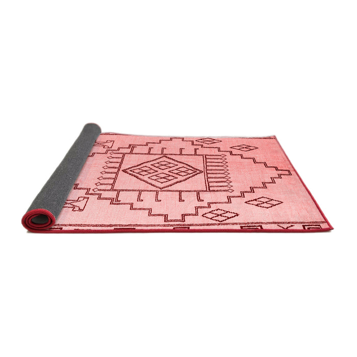 Solid Red Modern Area Rugs