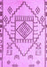 Solid Purple Modern Rug, abs5371pur