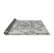 Sideview of Solid Gray Modern Rug, abs5371gry