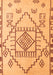 Solid Orange Modern Rug, abs5371org