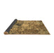 Sideview of Abstract Brown Modern Rug, abs5372brn