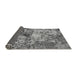 Sideview of Abstract Gray Modern Rug, abs5372gry