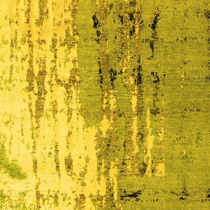 Abstract Yellow Modern Rug, abs5373yw