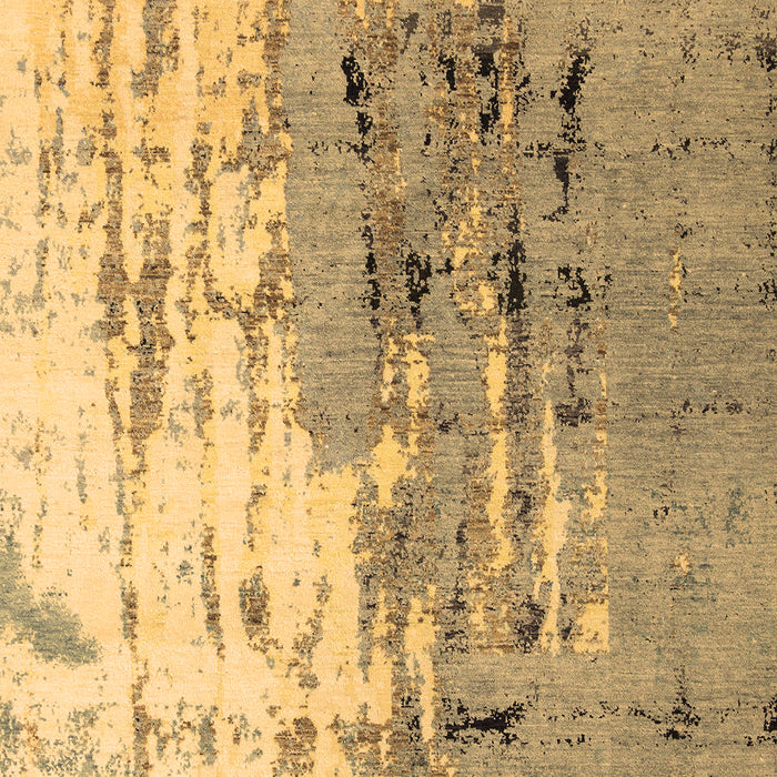 Machine Washable Abstract Brown Modern Rug, wshabs5373brn