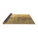 Sideview of Abstract Brown Modern Rug, abs5373brn