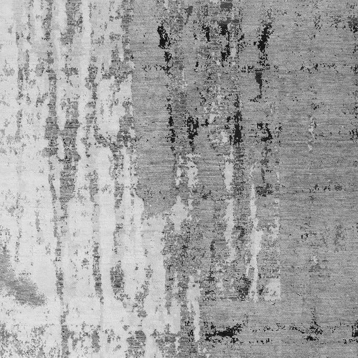 Machine Washable Abstract Gray Modern Rug, wshabs5373gry