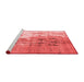 Modern Red Washable Rugs