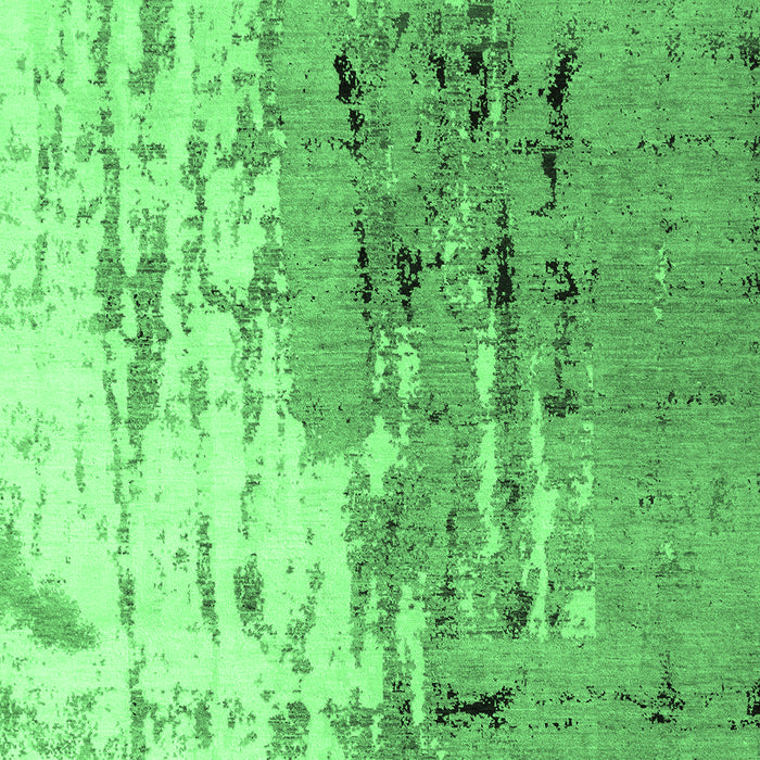 Abstract Emerald Green Modern Rug, abs5373emgrn