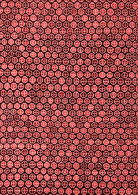 Abstract Red Modern Rug, abs5374red