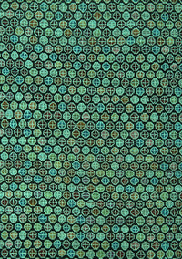 Abstract Turquoise Modern Rug, abs5374turq