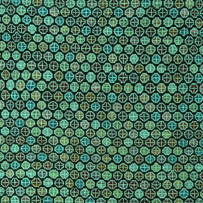 Abstract Turquoise Modern Rug, abs5374turq