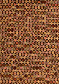 Abstract Orange Modern Rug, abs5374org